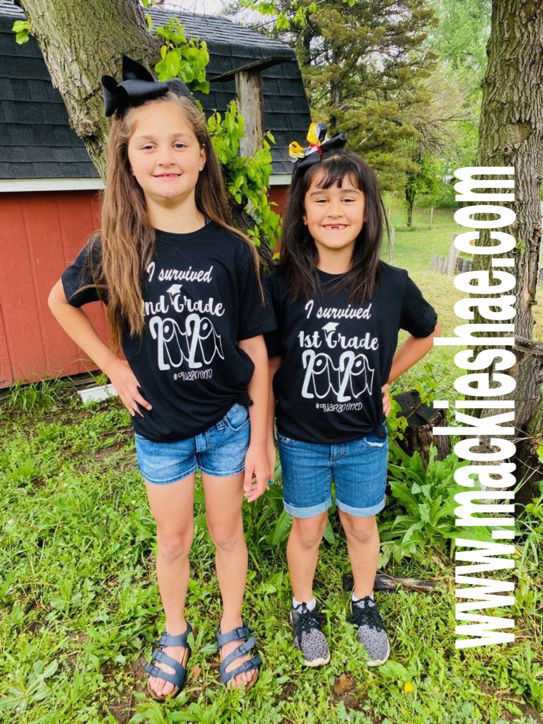 I Survived (Any Grade) 2020 #quarantined Custom Shirt for Kids, Soft Short Sleeve