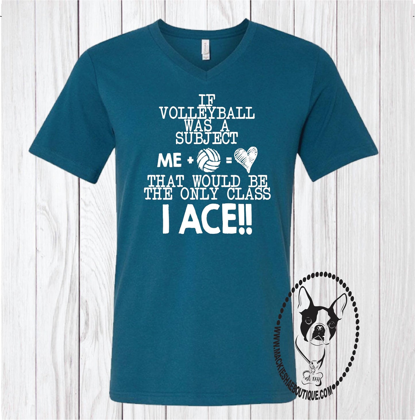 If Volleyball Was a Subject Custom Shirt, Short Sleeve