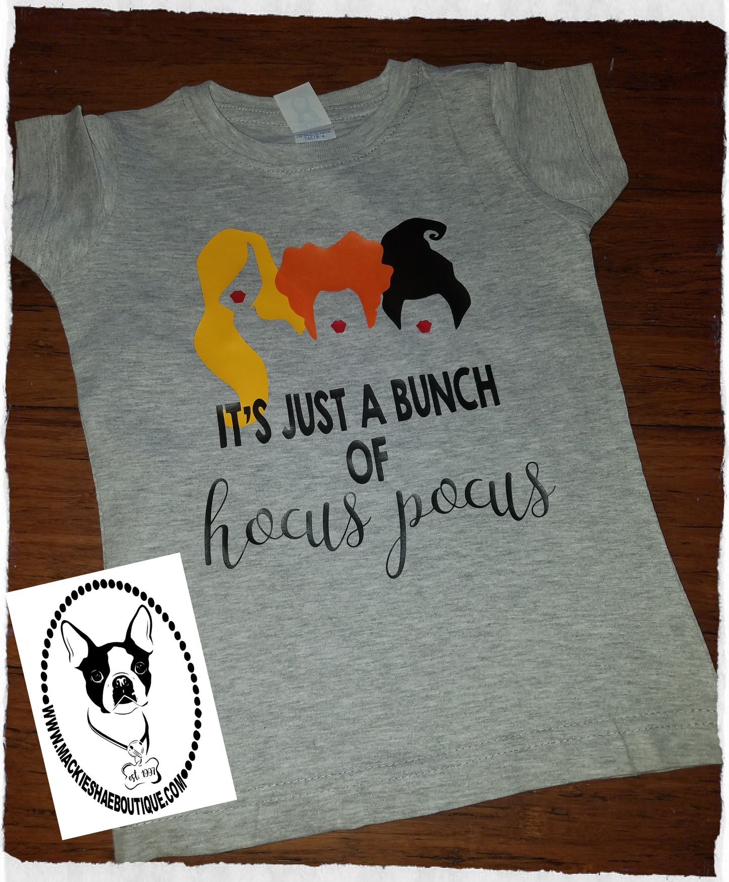 It's Just a Bunch of Hocus Pocus Custom Shirt for Kids, Short Sleeve
