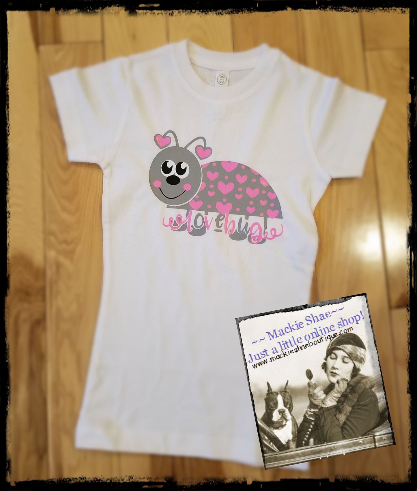 Love Bug Custom Shirt for Kids, Short-Sleeve