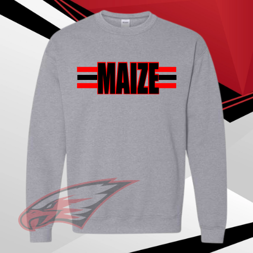 Maize Stripes Custom Shirt for Youth and Adults, Crewneck Sweatshirt