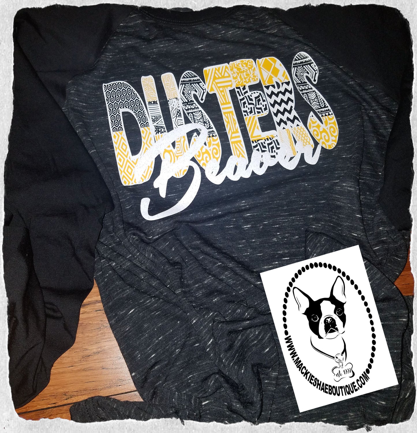 Beaver Dusters Patterned Team Custom Shirt, 3/4 Sleeve