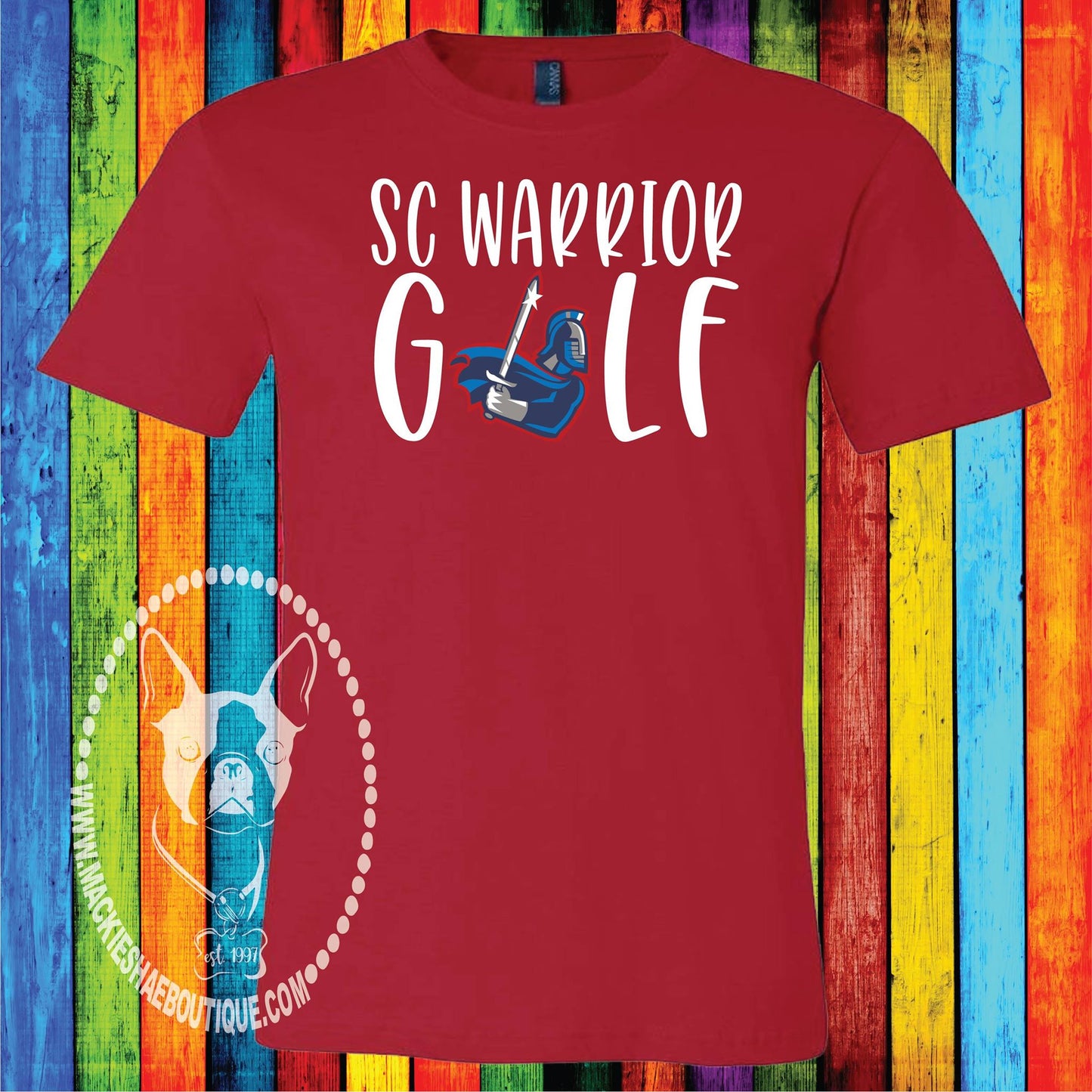 SC Warrior Golf Custom Shirt, Short Sleeve