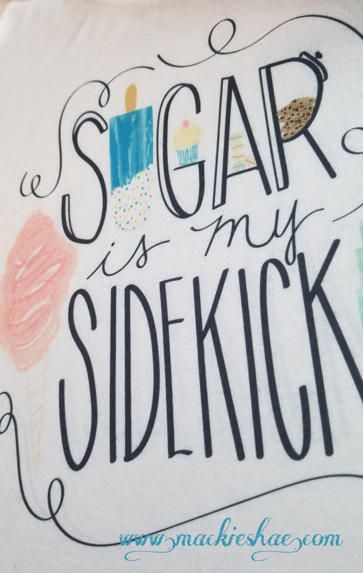 Sugar is My Sidekick Custom Shirt for Kids, Short Sleeve