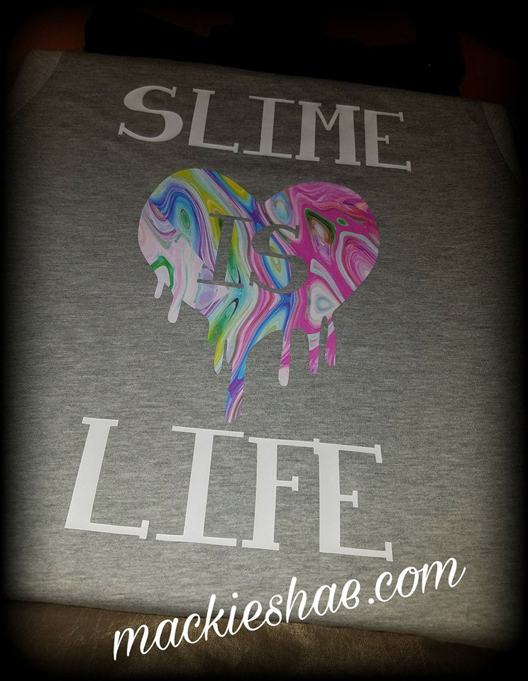 Slime is Life Custom Shirt for Kids, Short-Sleeve