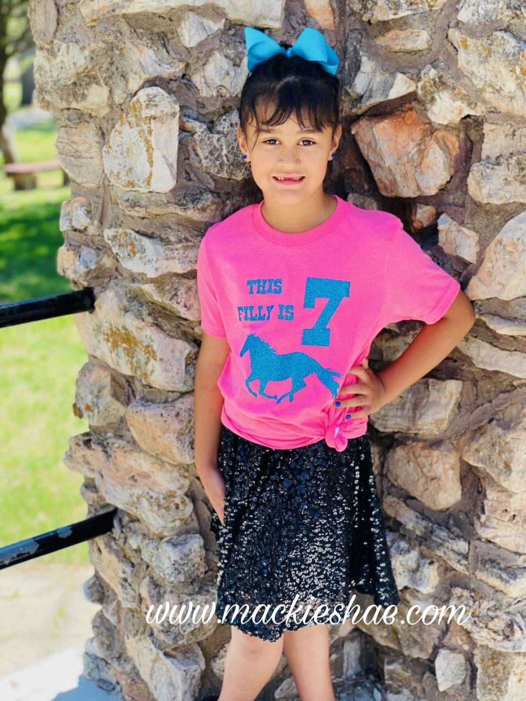 This Filly is (____) Birthday Custom Shirt for Kids, Soft Short Sleeve