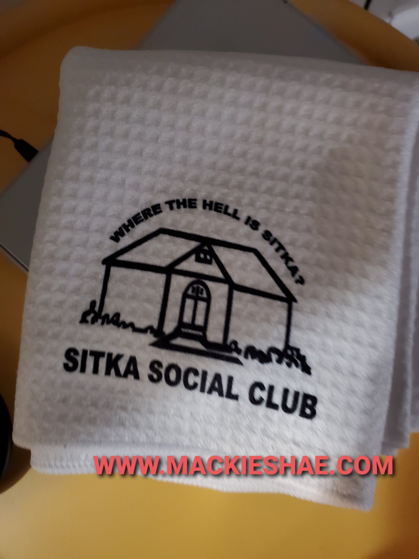 Where the Hell is Sitka? Custom Kitchen Towel