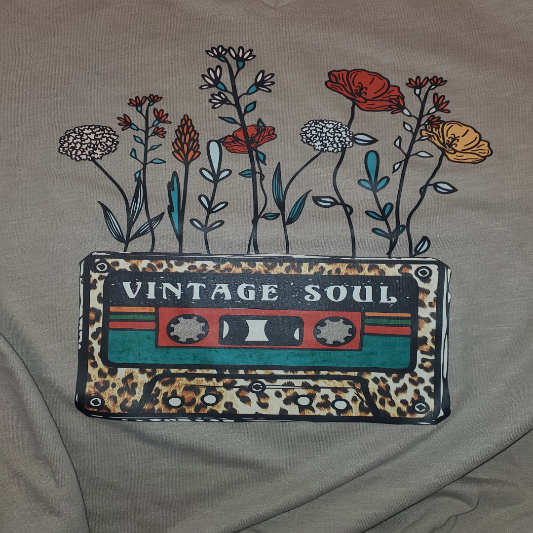 Vintage Soul Custom Shirt, Soft Tee for Adults