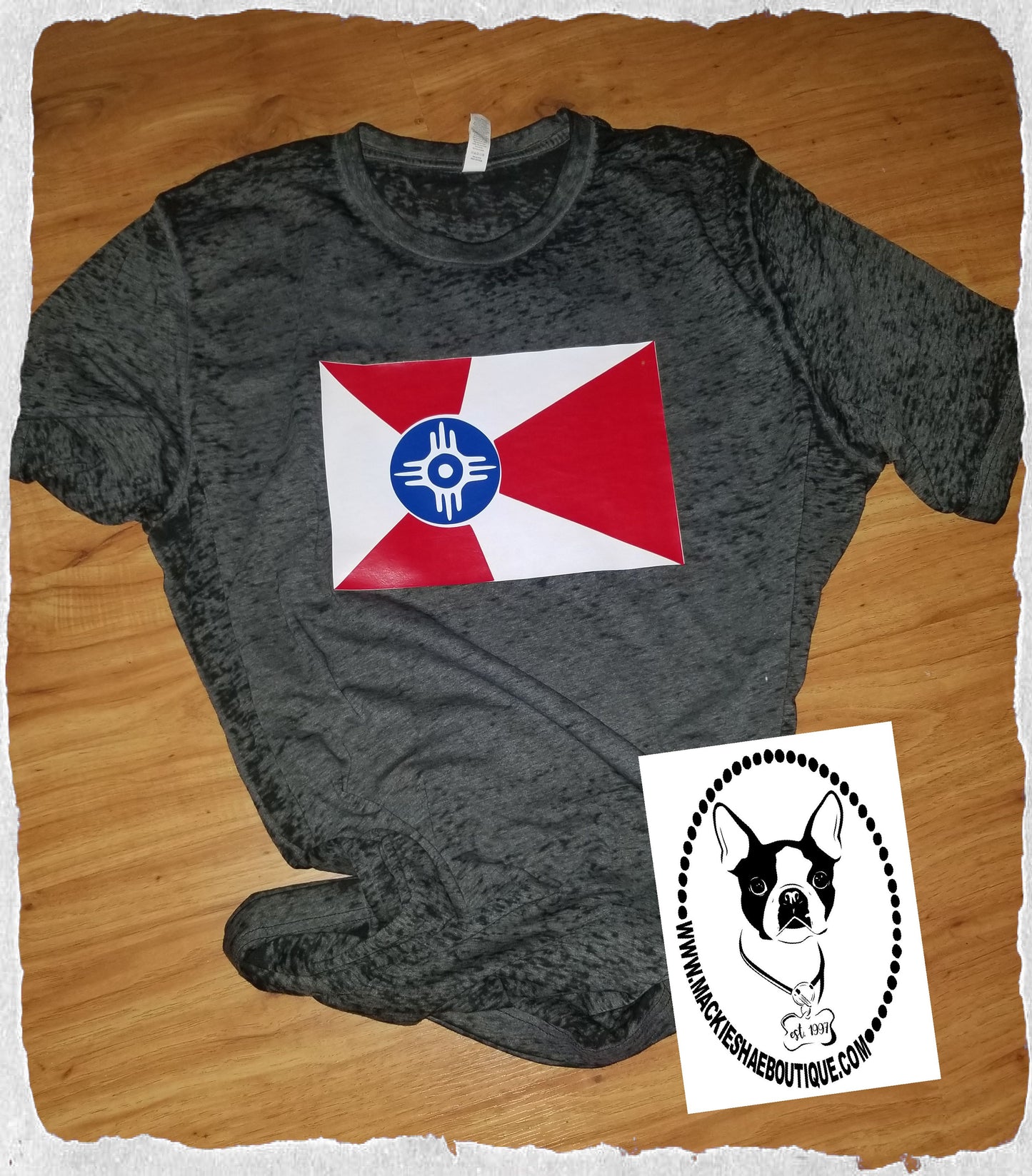 Wichita Flag Custom Shirt, Short Sleeve