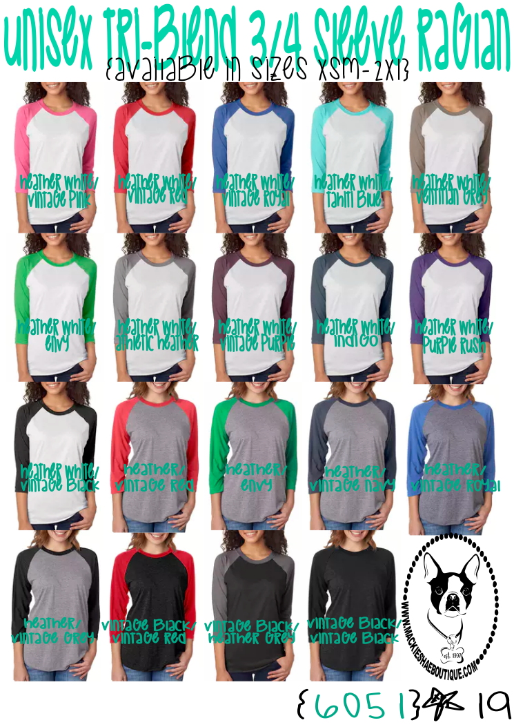 Thankful & Blessed Wheat Custom Shirt, 3/4 Sleeve