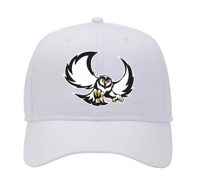 Garden Plain Hat, Poly/Cotton Twill (structured, mid-profile) with Snap Closure (4 Color Options, 2 Design Options)