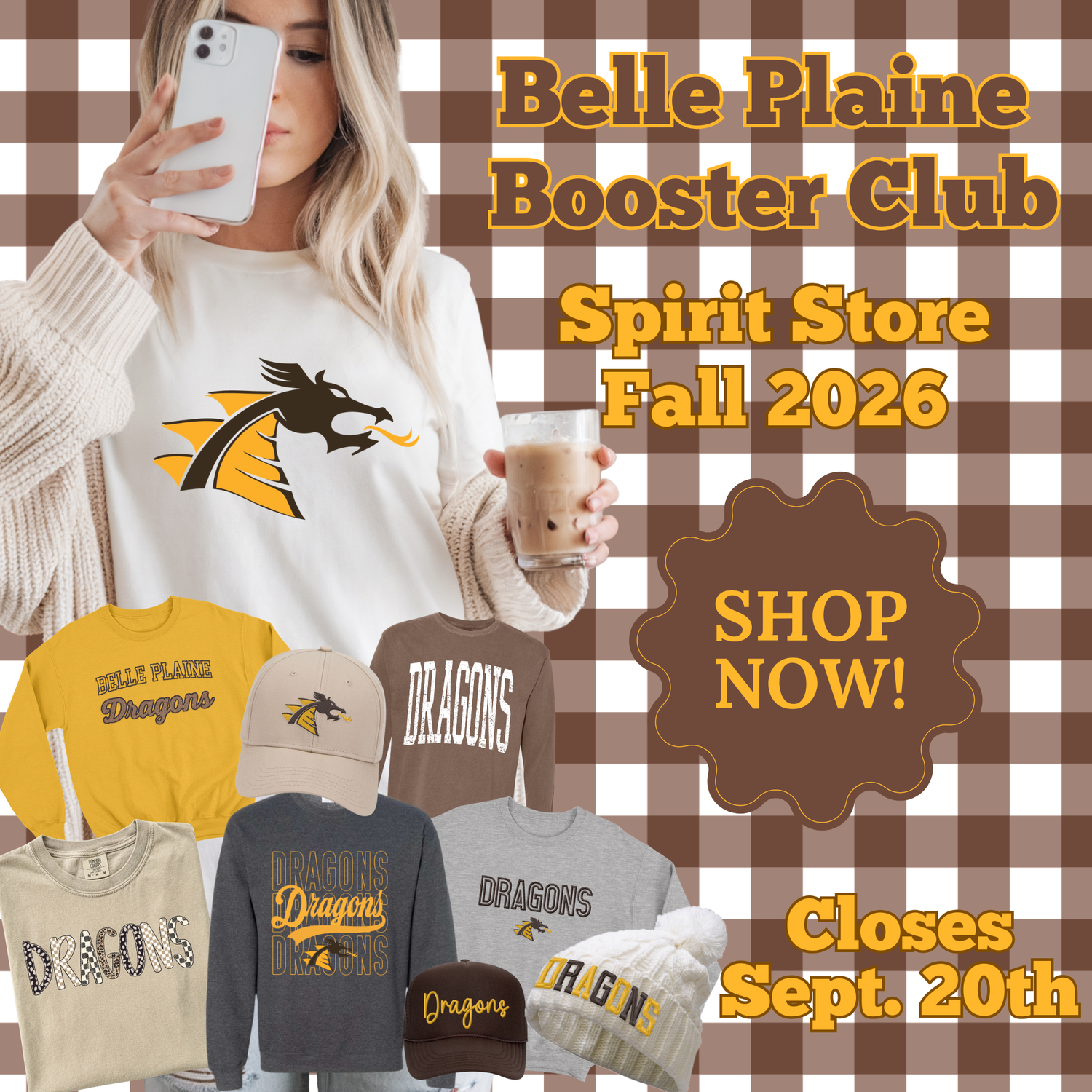 Belle Plaine Booster Club Spirit Store
