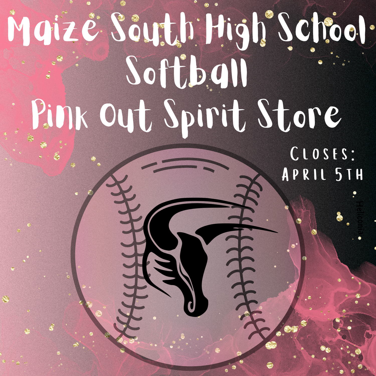 Maize South High School Softball Pink Out