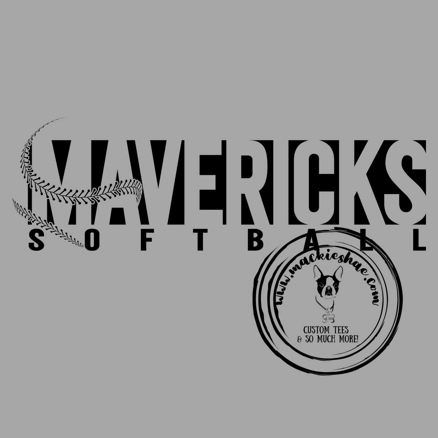 MSHS Softball- Mavericks Softball Grey Gear