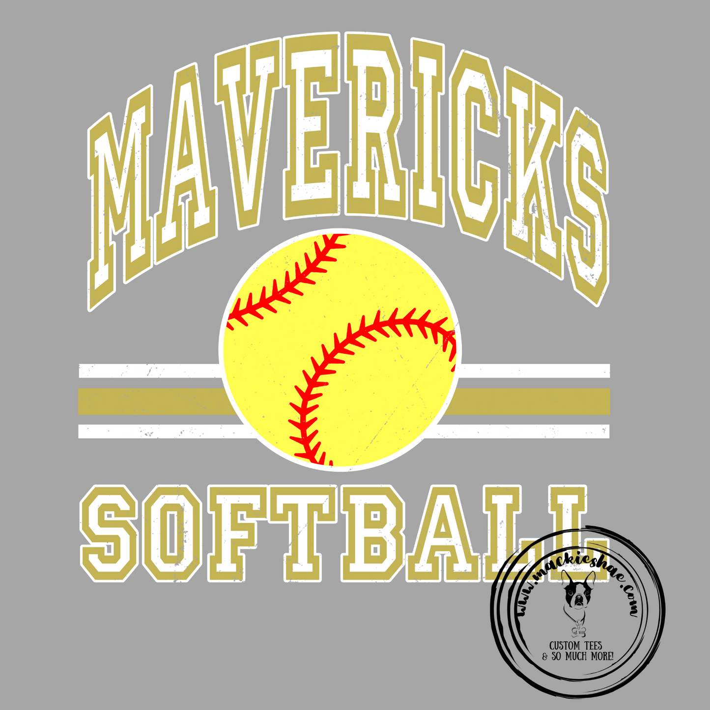 MSHS Softball- Mavericks Softball Lines Black Gear