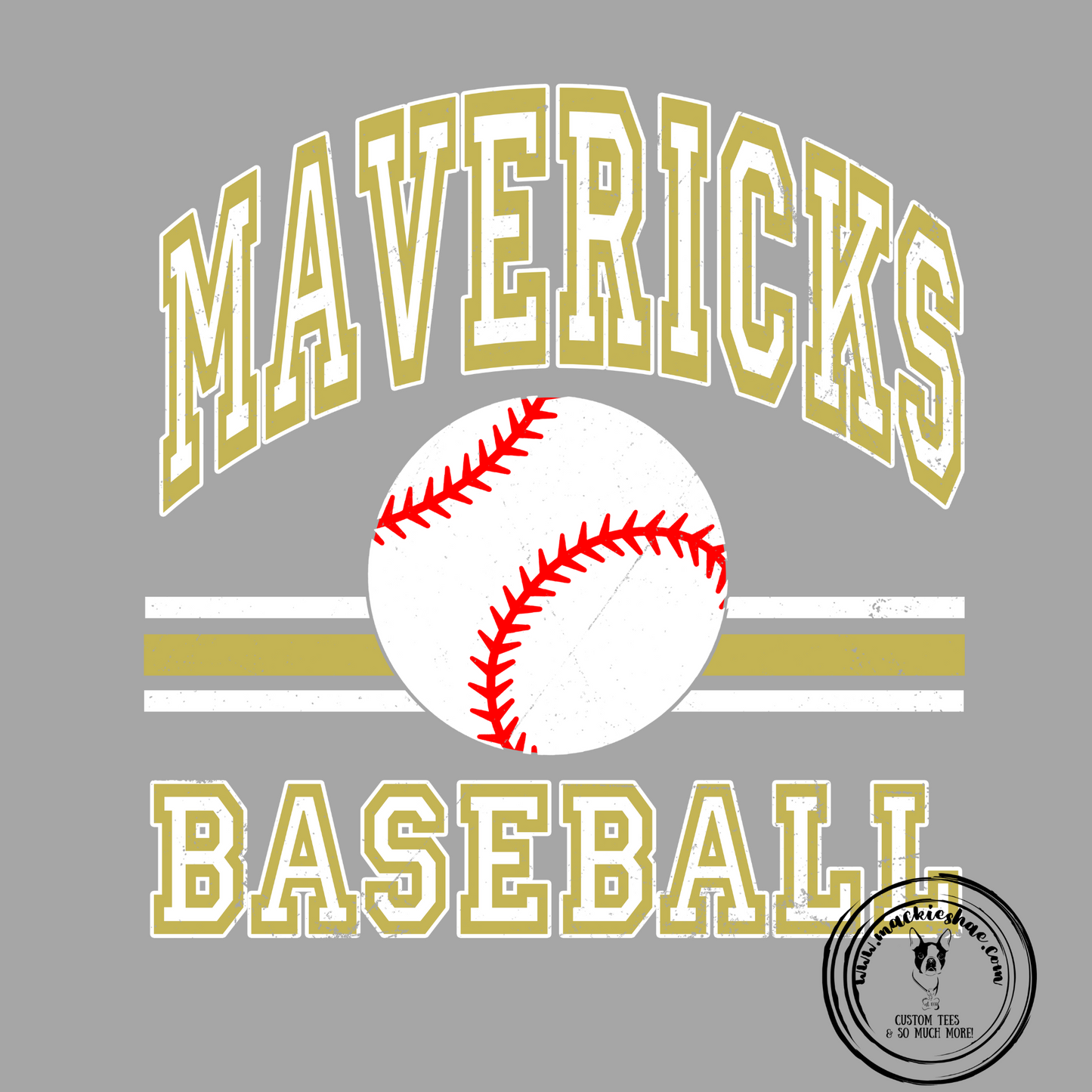 MSHS Baseball- Mavericks Baseball Lines Black Gear