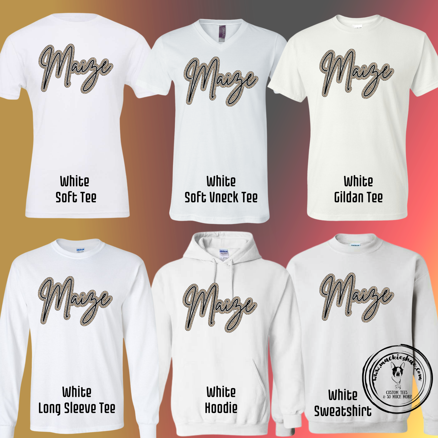 266- Maize Leopard White Gear