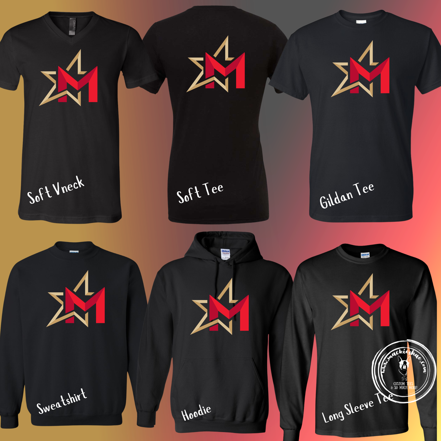 266- Maize USD266 M Star Logo Black Gear