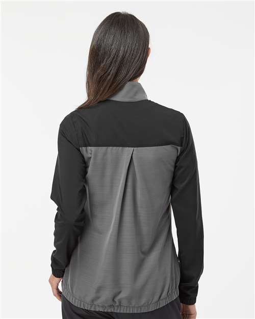 MSIS PTO-Maverick ADIDAS Women's Heather Block Full-Zip Wind Jacket