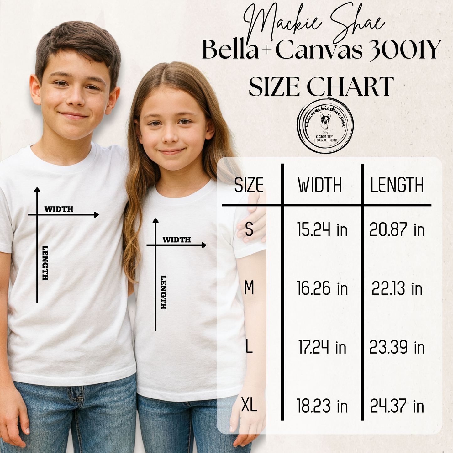 BC3001Y Youth Bella Shirt Chart.png