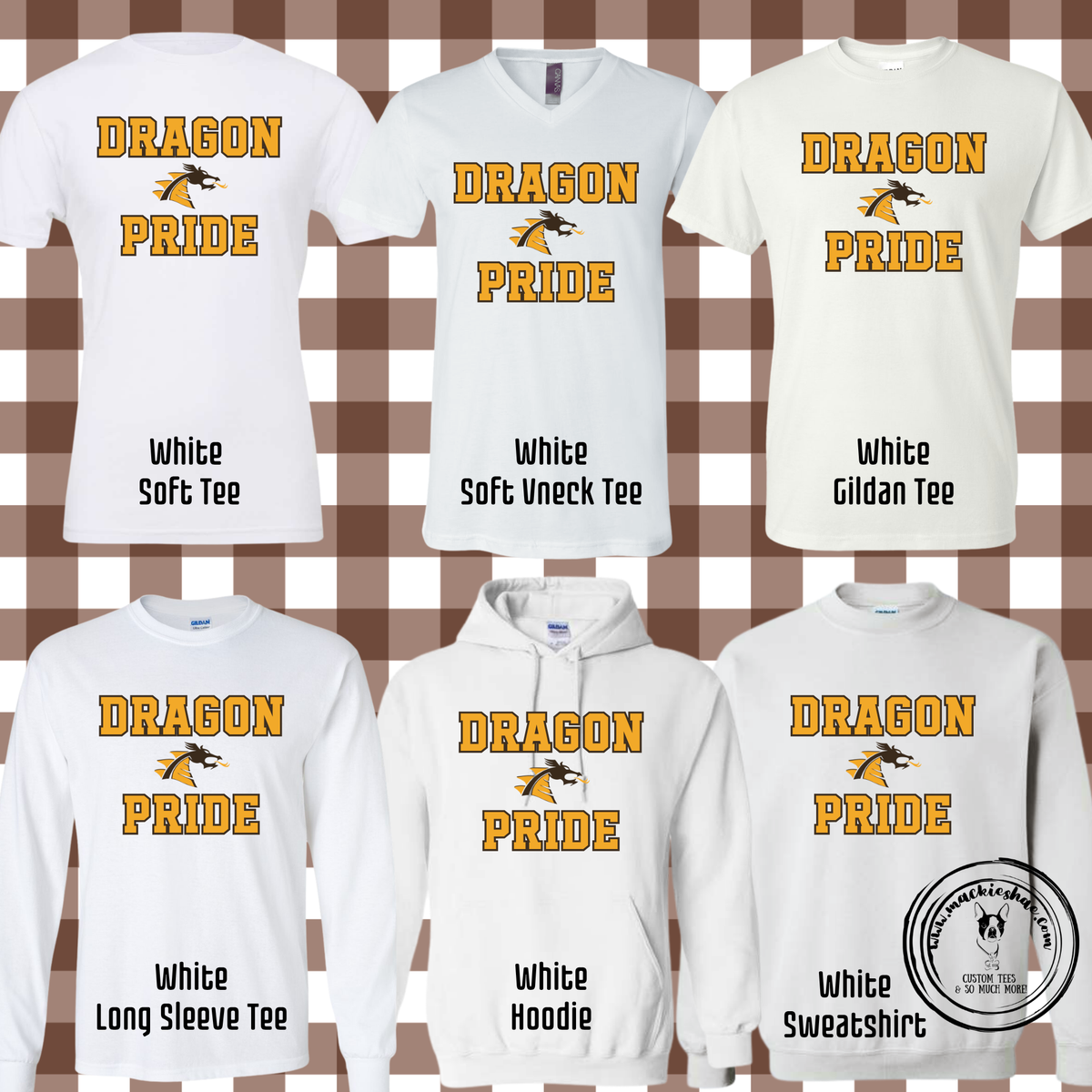 BP- Dragon Pride with Logo White Gear
