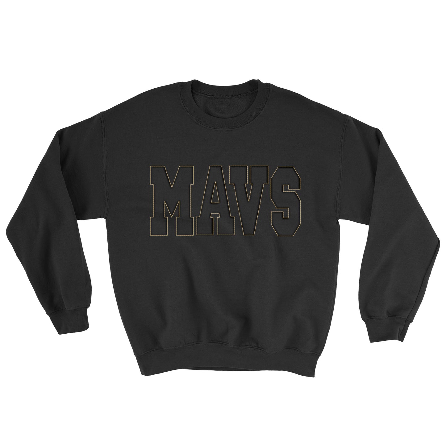 Mavs- Mavs Embossed Blend Crewneck Sweatshirt