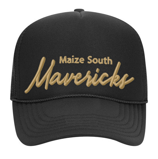 Mavs- Maverick Foam Trucker 3D Embroidered Hats, 3 Colors, 3 Designs