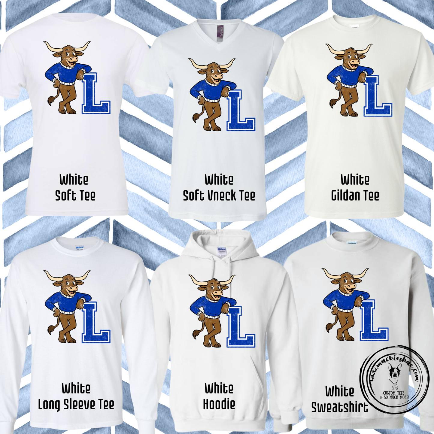Chisholm Trail- L Longhorn White Gear