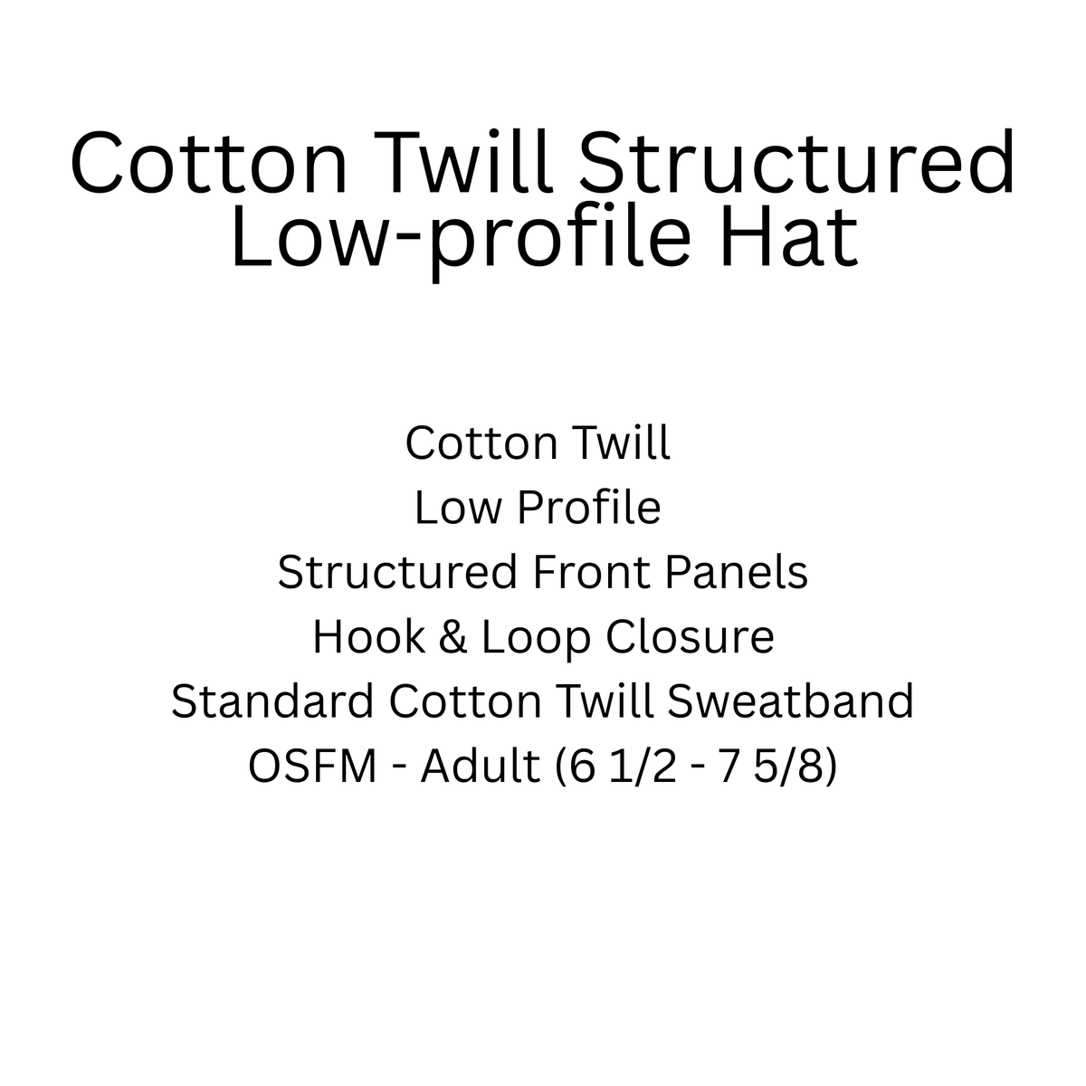 BP- Dragon Embroidery Twill Structured Hook & Loop Hat