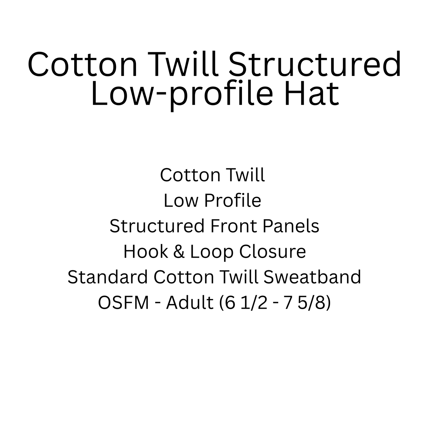 BP- Dragon Embroidery Twill Structured Hook & Loop Hat