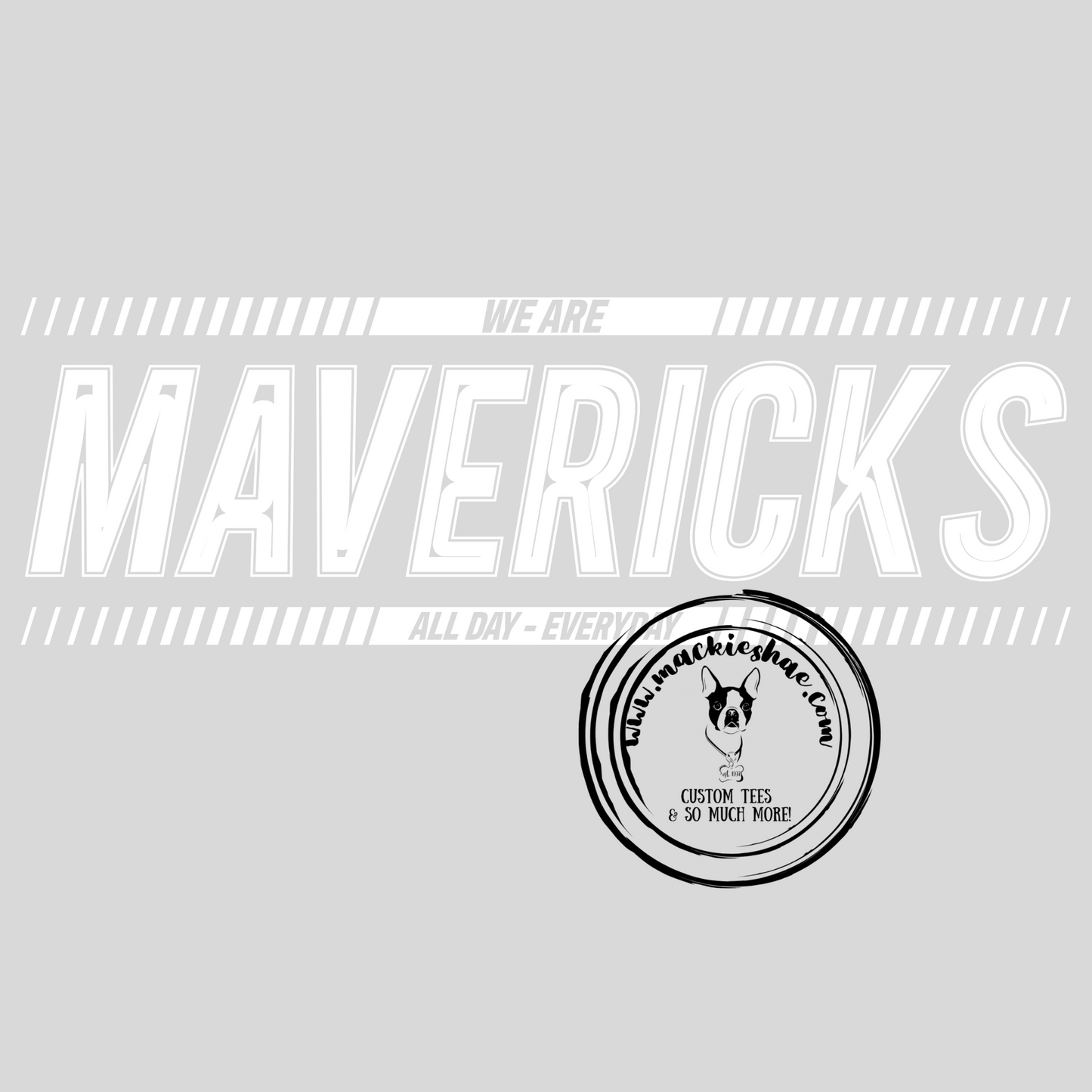 Mavs- We are Mavericks, All Day-Everyday Black Gear
