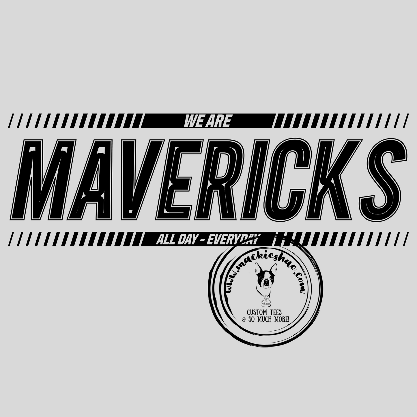 Mavs- We are Mavericks, All Day-Everyday White Gear