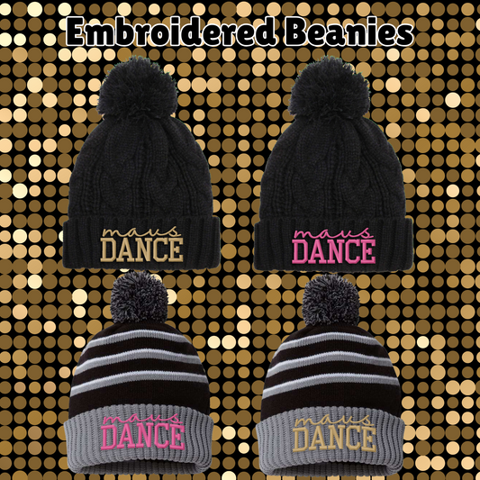 MSHS Dance- Mavericks Dance Embroidered Beanies