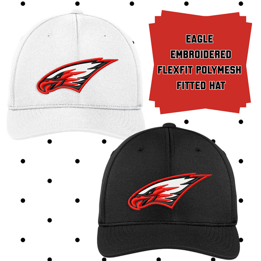 MMS- Maize Power Eagle Hat, Flexfit Cool & Dry Polymesh Hat, 2 Sizes Fitted