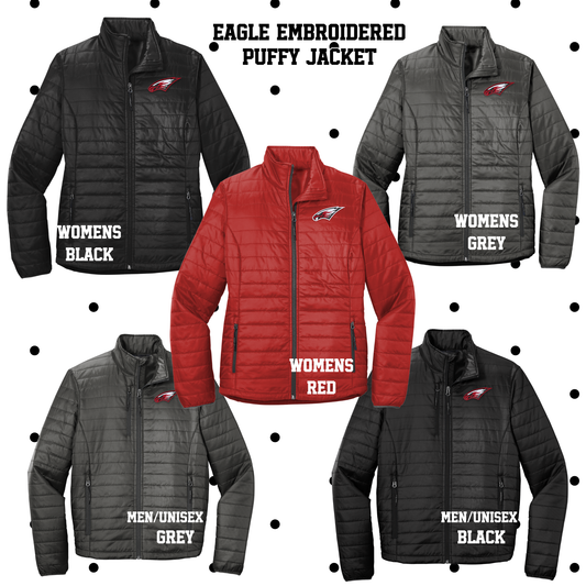 MIS- Maize Power Eagle Puffy Jackets for Men and Women