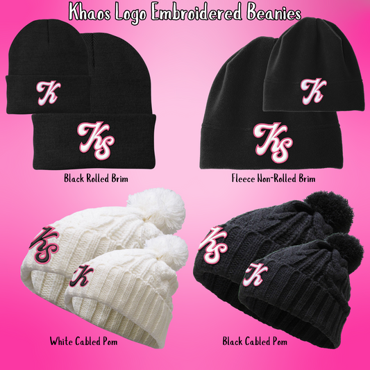 Khaos- Khaos Logo Beanies (4 Styles, 2 Logo Options)