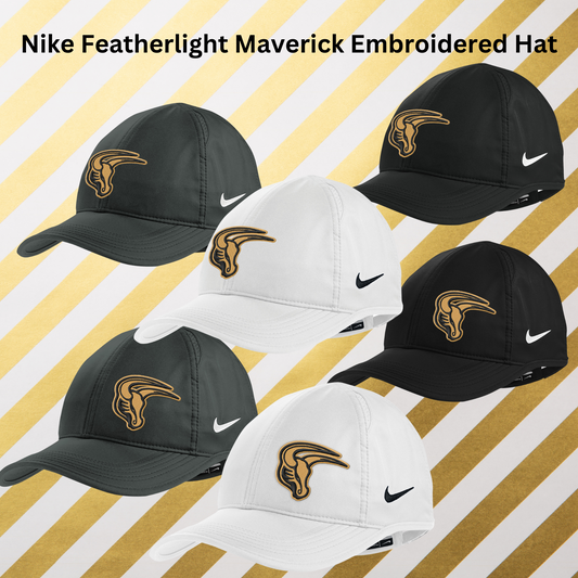 Mavs- Maverick Nike Featherlight Hat (3 Color Options, 2 Mav Options)