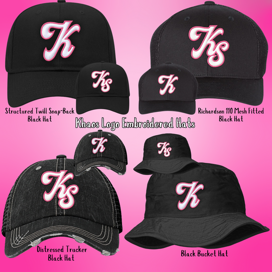 Khaos- Khaos Logo Hats (4 Styles, 2 logo options)