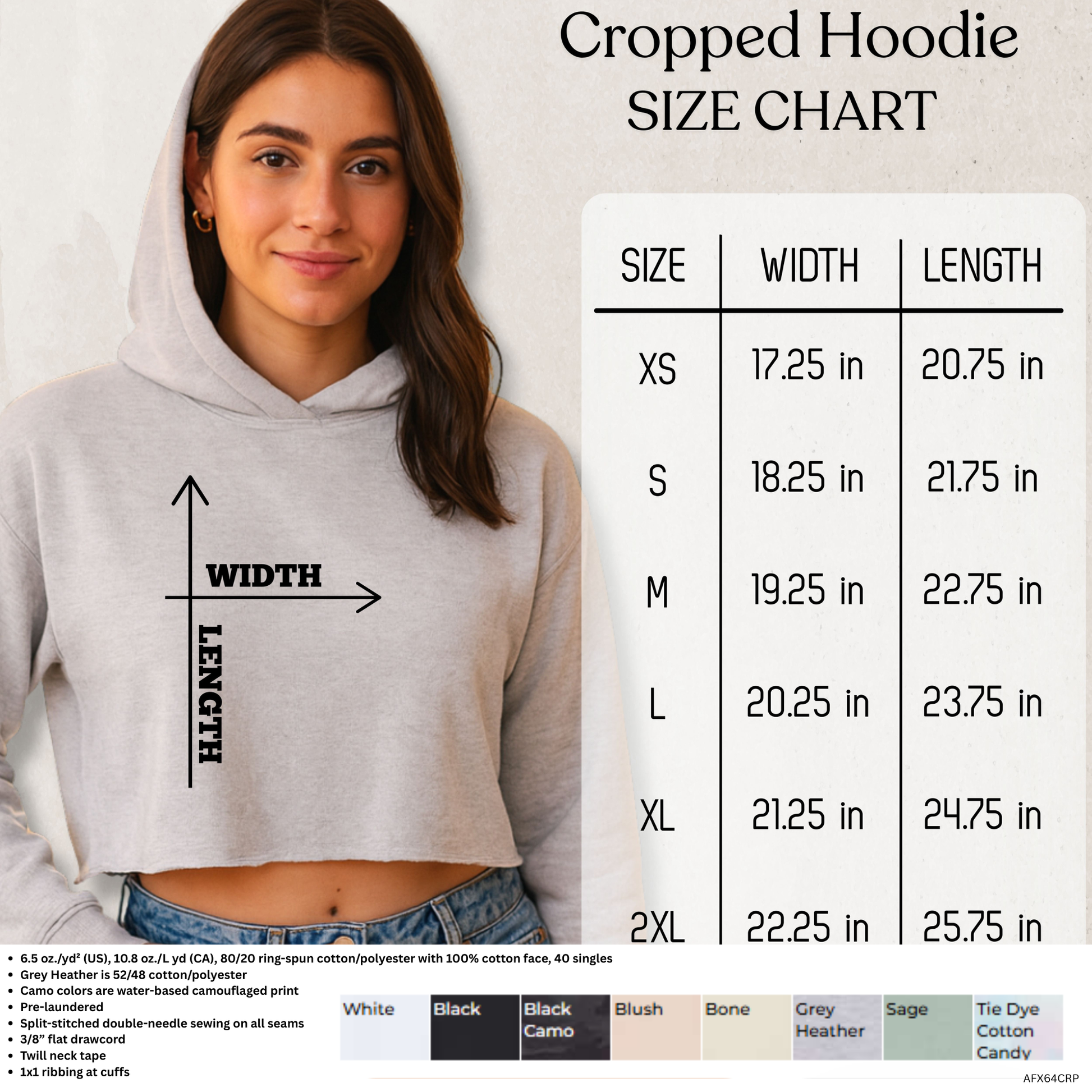 Independent Trading AFX64CRP Cropped Hoodie Chart.png