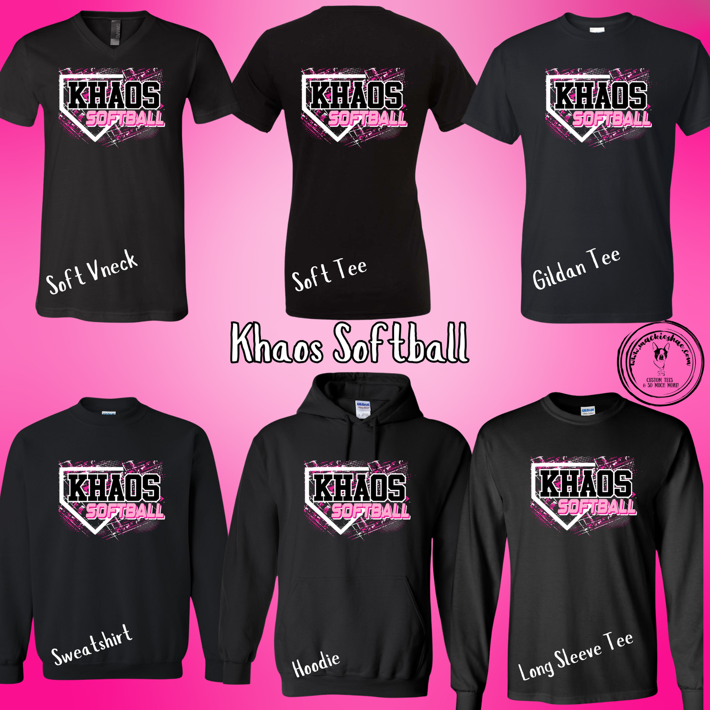 Khaos- Khaos Softball Base Black Gear