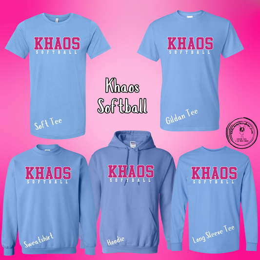 Khaos- Khaos Softball Blue Gear
