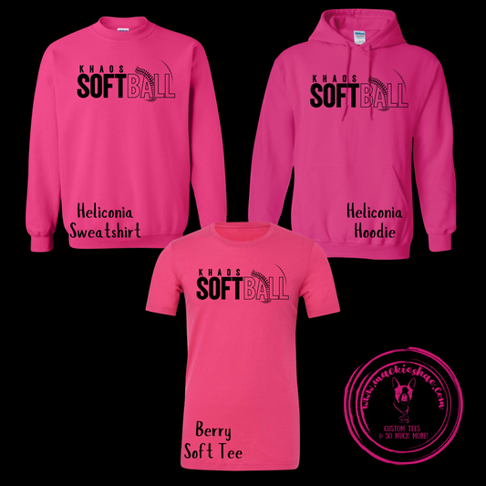 Khaos- Khaos Softball Pink Gear