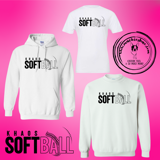 Khaos- Khaos Softball White Gear