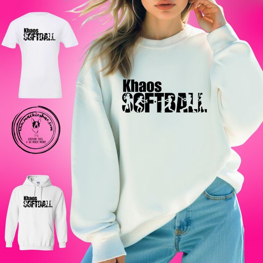 Khaos- Khaos Softball with Players White Gear