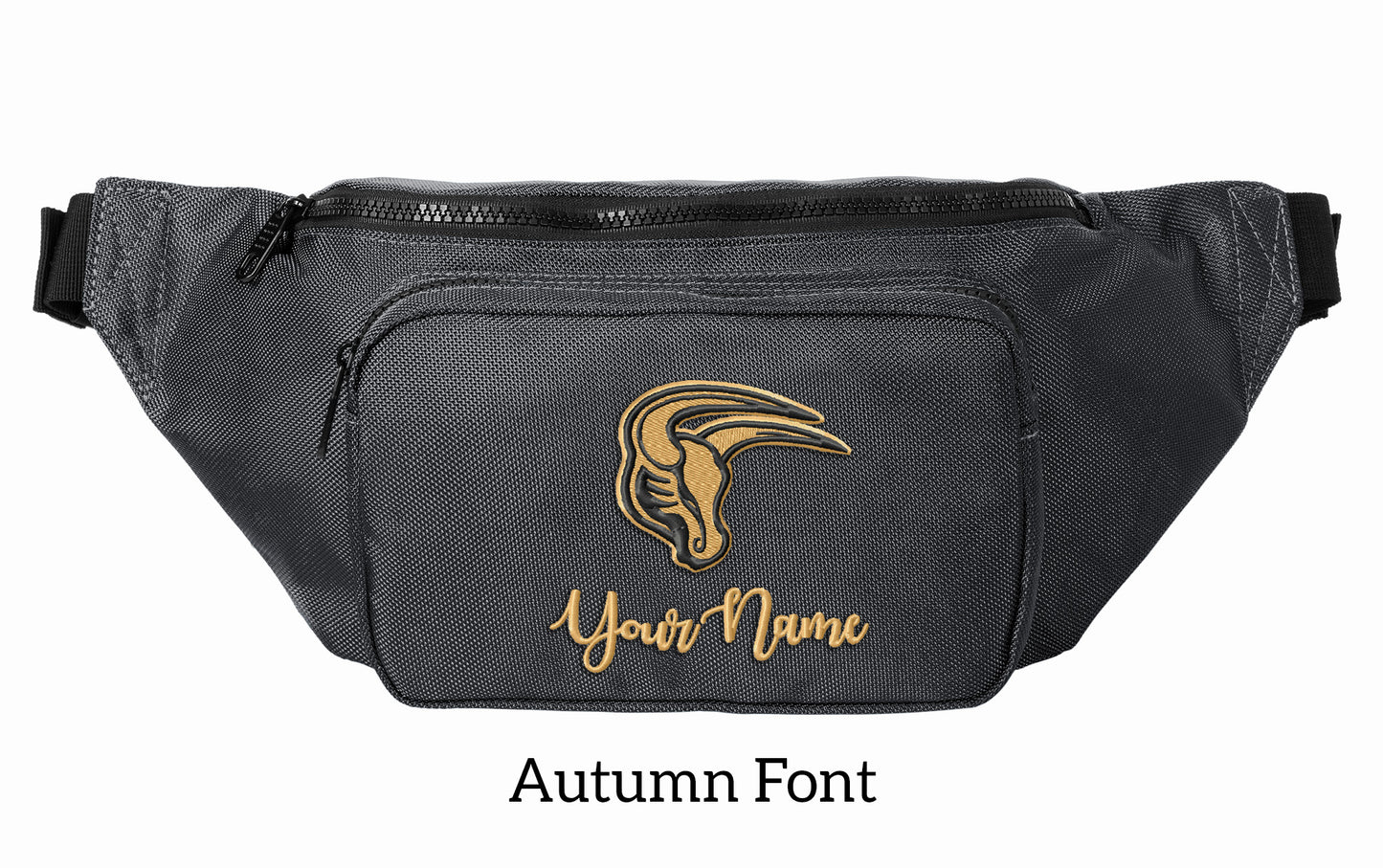 Maverick Large Crossbody/Hip Pack with Embroidery Design, Personalize with your Name!