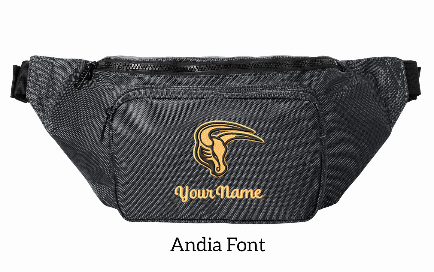 Maverick Large Crossbody/Hip Pack with Embroidery Design, Personalize with your Name!
