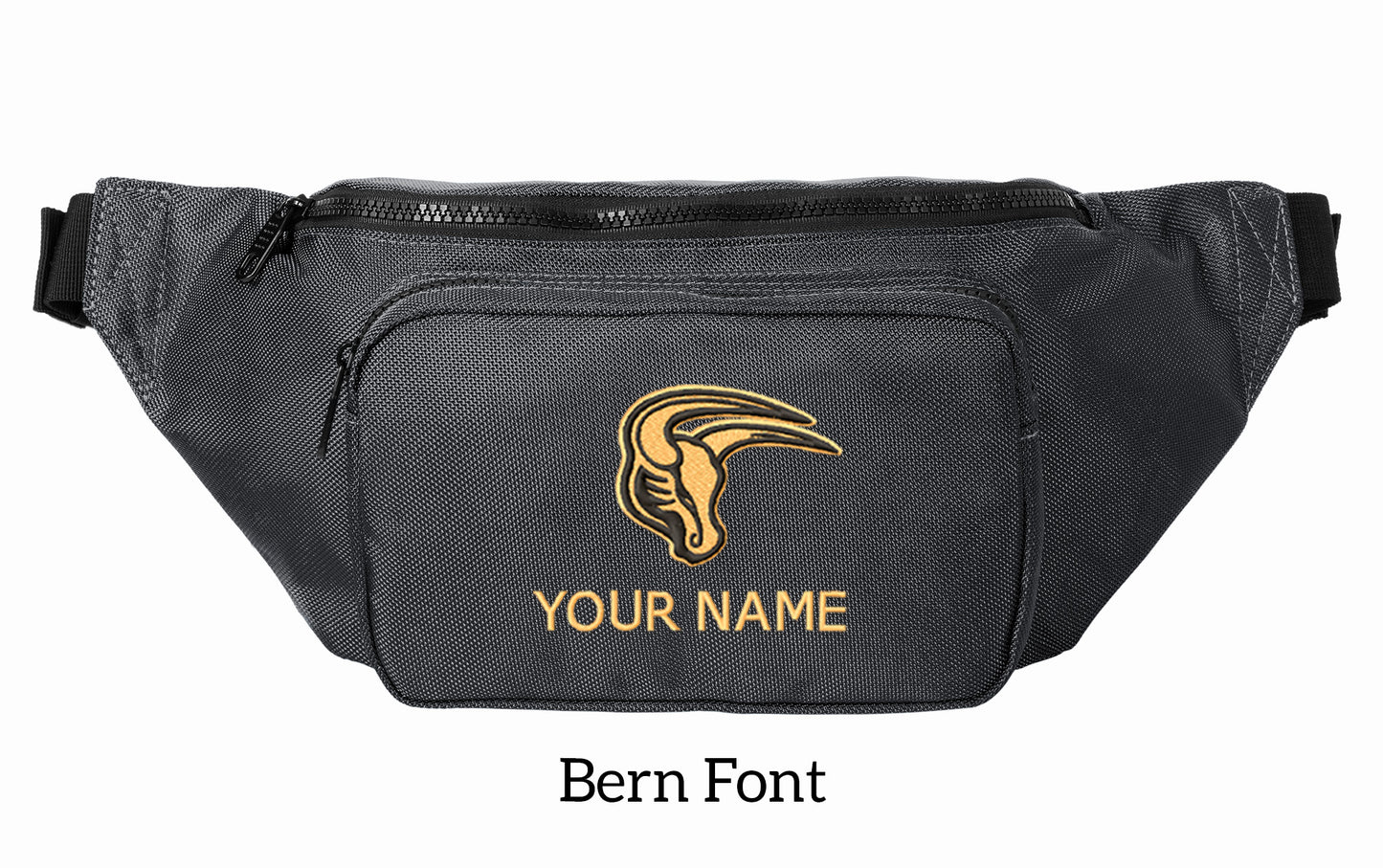 Maverick Large Crossbody/Hip Pack with Embroidery Design, Personalize with your Name!