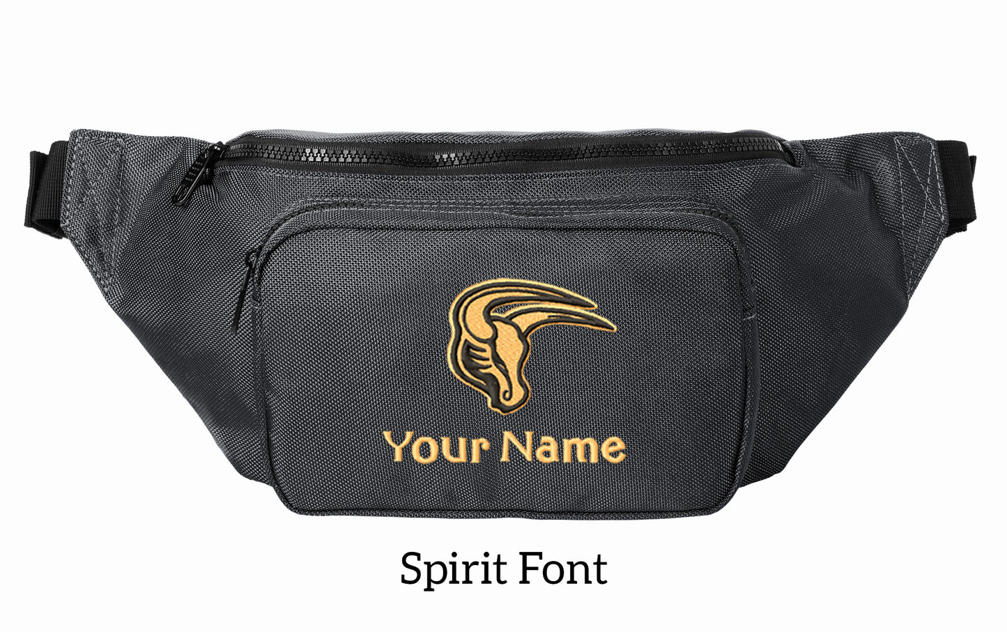 Maverick Large Crossbody/Hip Pack with Embroidery Design, Personalize with your Name!