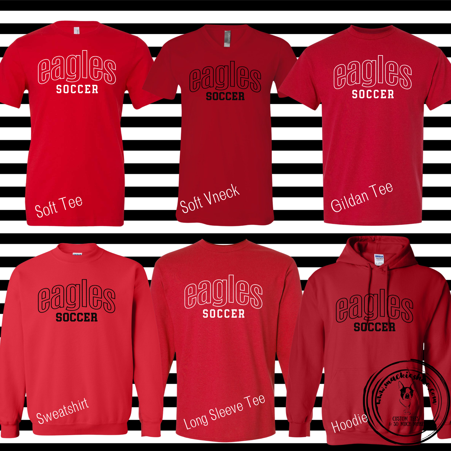 MHS Soccer- Eagles Soccer Red Gear