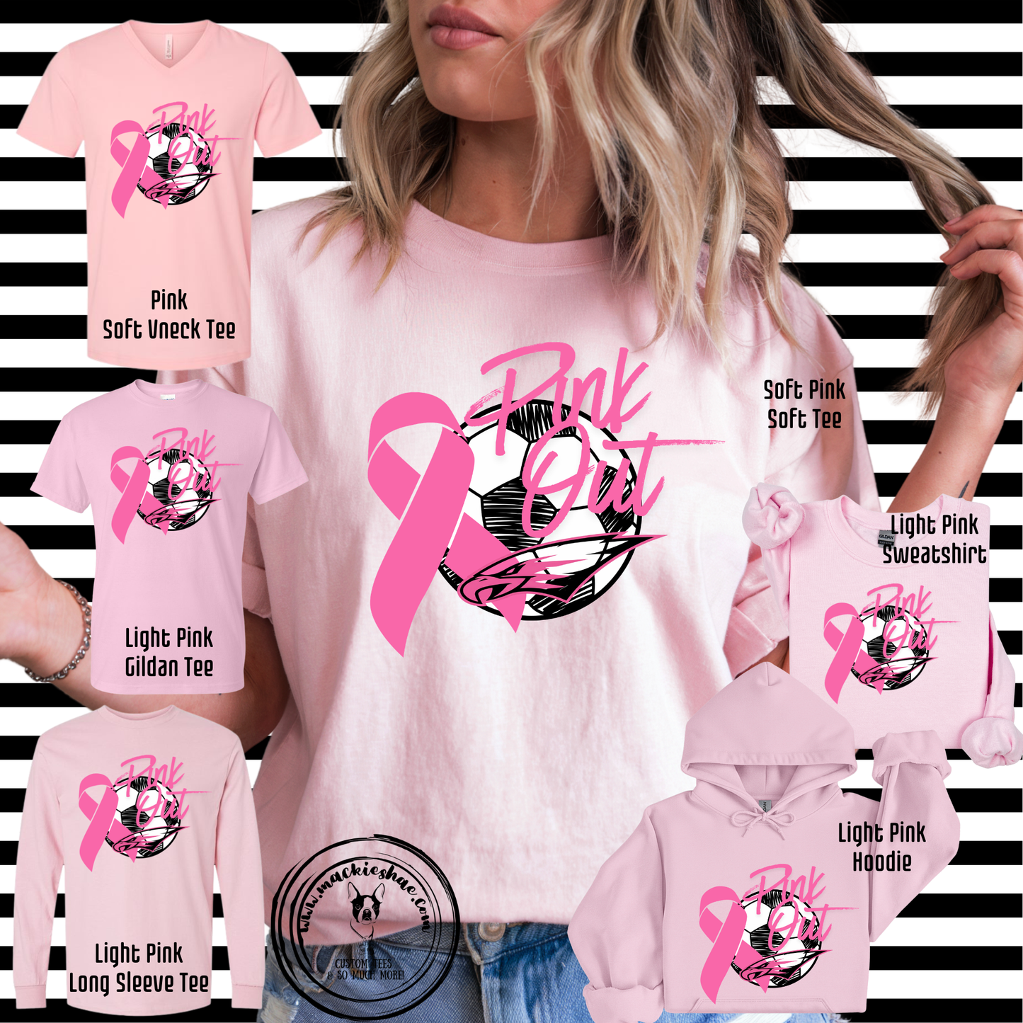 MHS Soccer- Soccer Pink Out Eagle Pink Gear